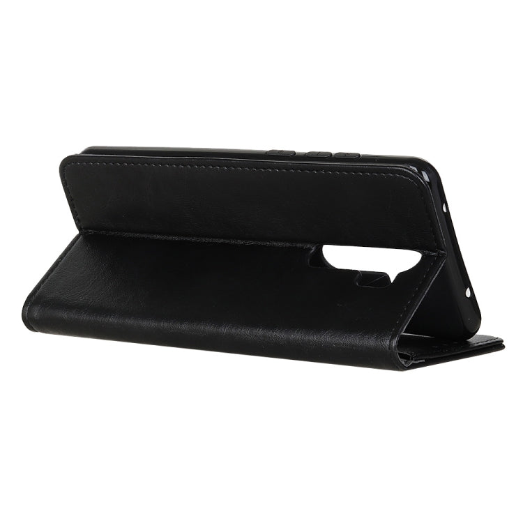 Magnetic Retro Crazy Horse Texture Horizontal Flip Leather Case with Holder & Card Slots, For OPPO A9 (2020)