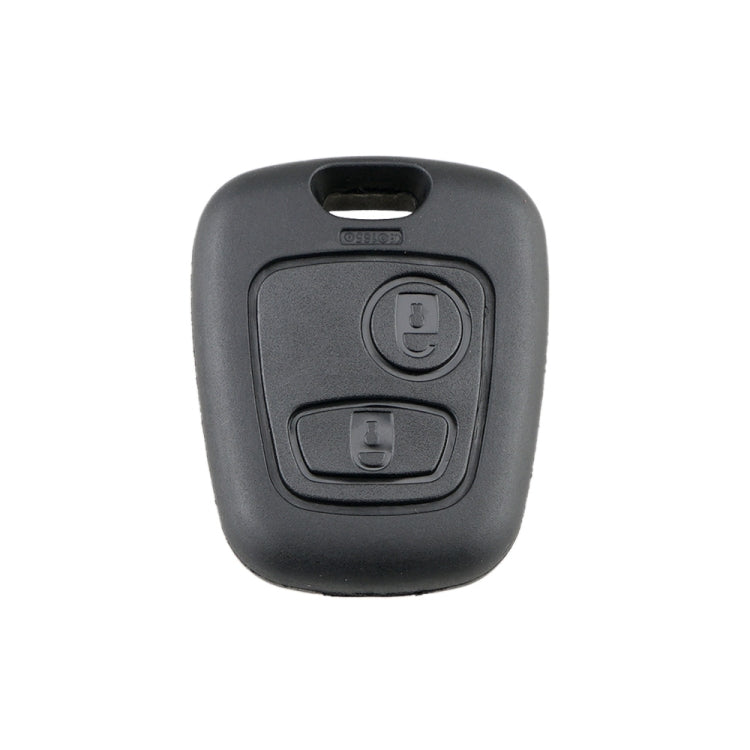 Car Key Case for Peugeot 2-button Straight Board with 206 Socket, without Blade, For Peugeot