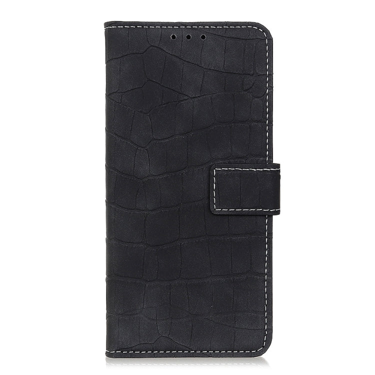 Crocodile Texture Horizontal Flip Leather Case with Holder & Wallet & Card Slots & Photo Frame, For OPPO A9 (2020)