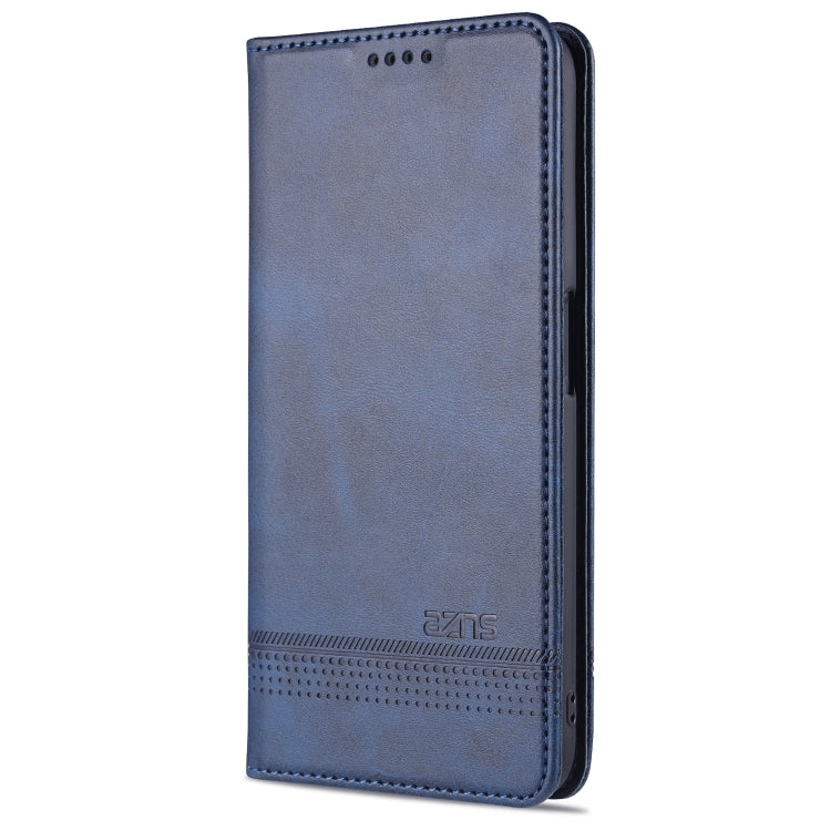 AZNS Magnetic Calf Texture Horizontal Flip Leather Case with Card Slots & Holder & Wallet, For Oppo A55 5G