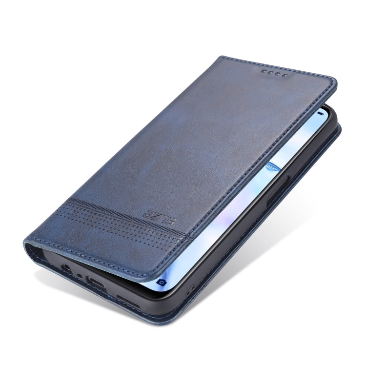 AZNS Magnetic Calf Texture Horizontal Flip Leather Case with Card Slots & Holder & Wallet, For Oppo A55 5G