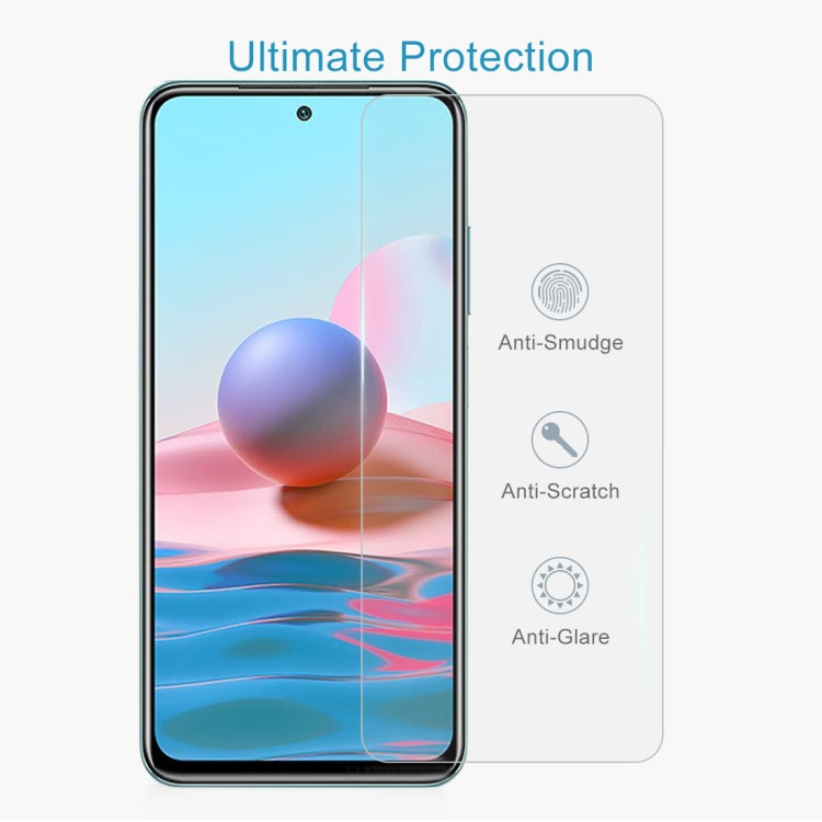 2.5D Non-Full Screen Tempered Glass Film, For Xiaomi Redmi Note 10 / Note 11 5G International Version / Note 10 Overseas Version 6.43 (1 PCS), For OPPO F19 Pro (1 PC), For Xiaomi Redmi Note 10 Pro / 10 Pro Max (1 PCS)