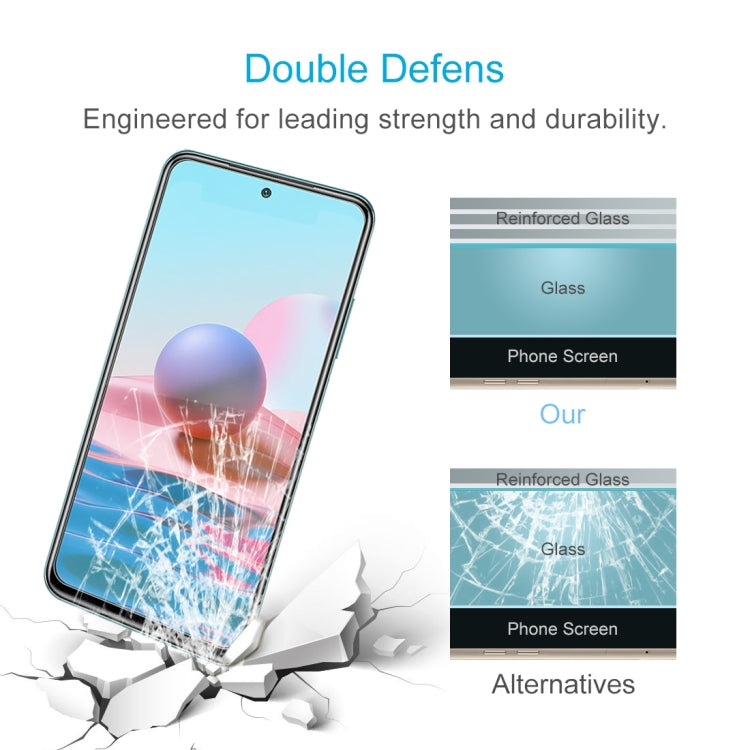 2.5D Non-Full Screen Tempered Glass Film, For Xiaomi Redmi Note 10 / Note 11 5G International Version / Note 10 Overseas Version 6.43 (1 PCS), For OPPO F19 Pro (1 PC), For Xiaomi Redmi Note 10 Pro / 10 Pro Max (1 PCS)