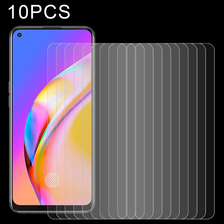 10 PCS 2.5D Non-Full Screen Tempered Glass Film, For Xiaomi Redmi Note 10 / Note 11 5G International Version / Note 10 Overseas Version 6.43 (10 PCS), For OPPO F19 Pro (10 PCS), For Xiaomi Redmi Note 10 Pro / 10 Pro Max (10 PCS)