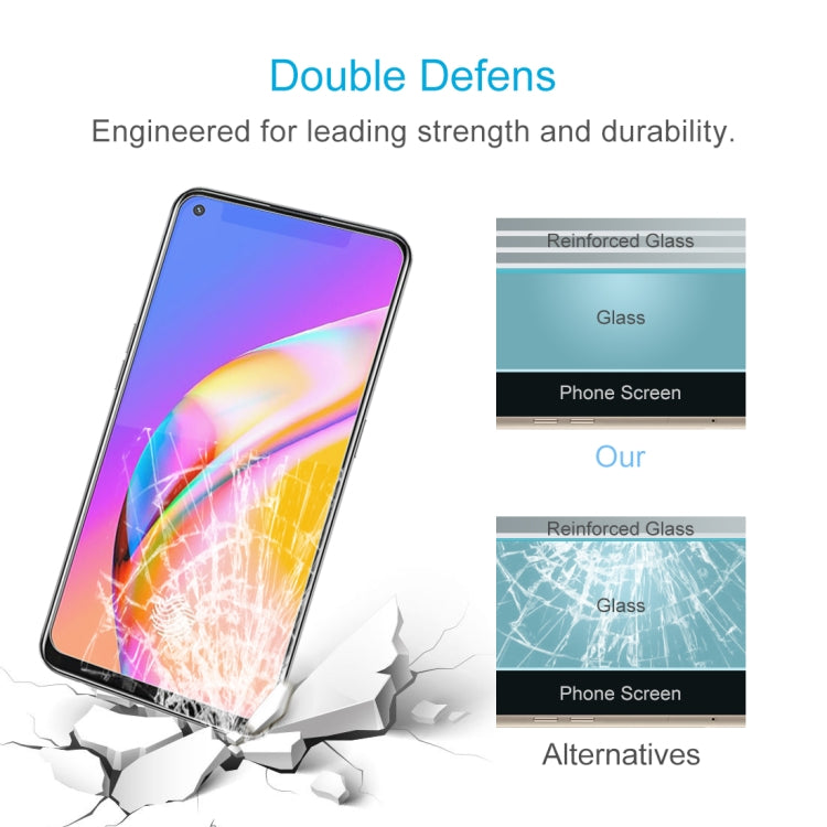 50 PCS 2.5D Non-Full Screen Tempered Glass Film, For OPPO F19 Pro (50 PCS), For Xiaomi Redmi Note 10 / Note 11 5G International Version / Note 10 Overseas Version 6.43 (50 PCS), For Xiaomi Redmi Note 10 Pro / 10 Pro Max (50 PCS)