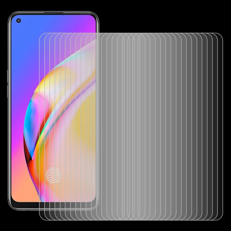 50 PCS 2.5D Non-Full Screen Tempered Glass Film, For OPPO F19 Pro (50 PCS), For Xiaomi Redmi Note 10 / Note 11 5G International Version / Note 10 Overseas Version 6.43 (50 PCS), For Xiaomi Redmi Note 10 Pro / 10 Pro Max (50 PCS)