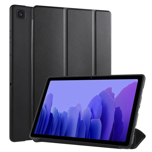 3-folding Horizontal Flip Honeycomb TPU Shockproof + PU Leather Case with Holder