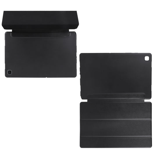 3-folding Horizontal Flip Honeycomb TPU Shockproof + PU Leather Case with Holder