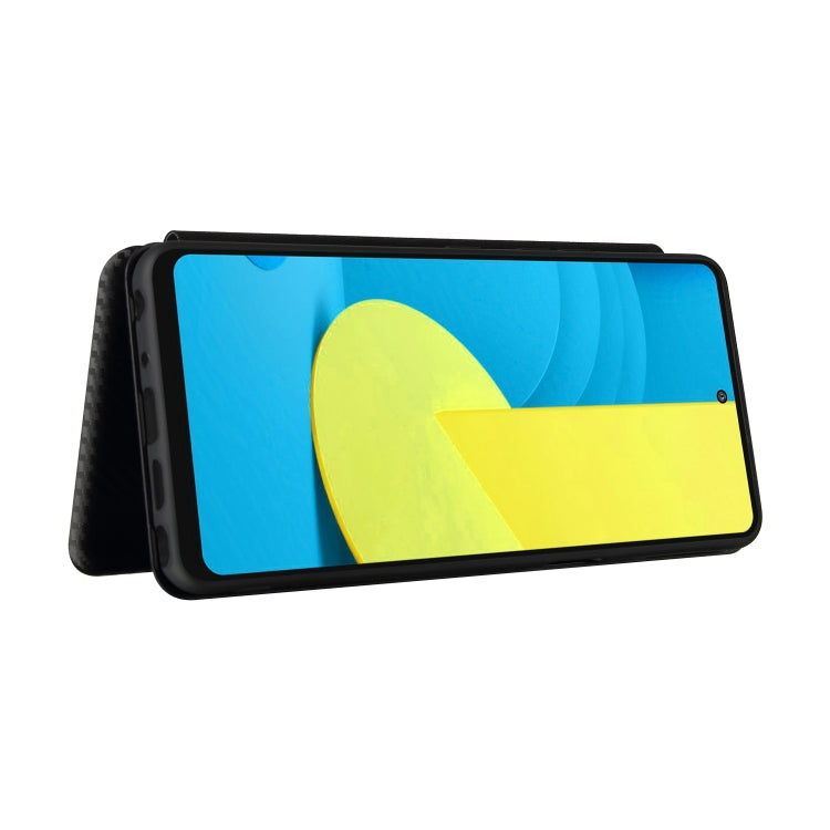 Carbon Fiber Texture Magnetic Horizontal Flip TPU + PC + PU Leather Case with Card Slot, For LG Stylo 7, For OPPO Realme V11 5G, For OPPO Reno5 Pro+, For OPPO Find X3 Neo, For Cubot C30, For OnePlus 9 Pro