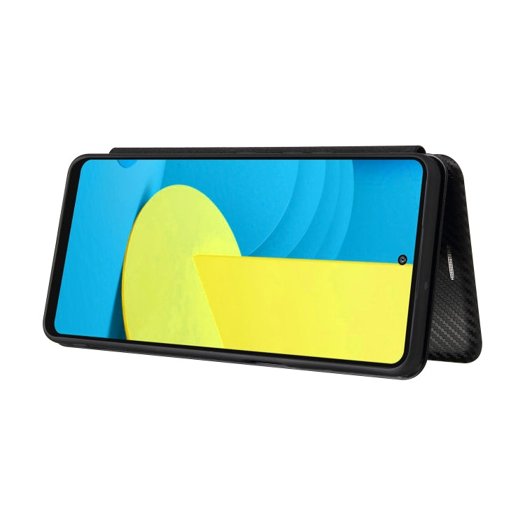 Carbon Fiber Texture Magnetic Horizontal Flip TPU + PC + PU Leather Case with Card Slot, For LG Stylo 7, For OPPO Realme V11 5G, For OPPO Reno5 Pro+, For OPPO Find X3 Neo, For Cubot C30, For OnePlus 9 Pro