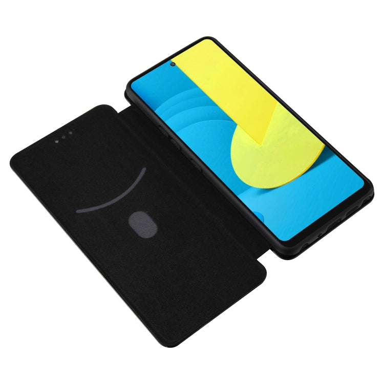 Carbon Fiber Texture Magnetic Horizontal Flip TPU + PC + PU Leather Case with Card Slot, For LG Stylo 7, For OPPO Realme V11 5G, For OPPO Reno5 Pro+, For OPPO Find X3 Neo, For Cubot C30, For OnePlus 9 Pro