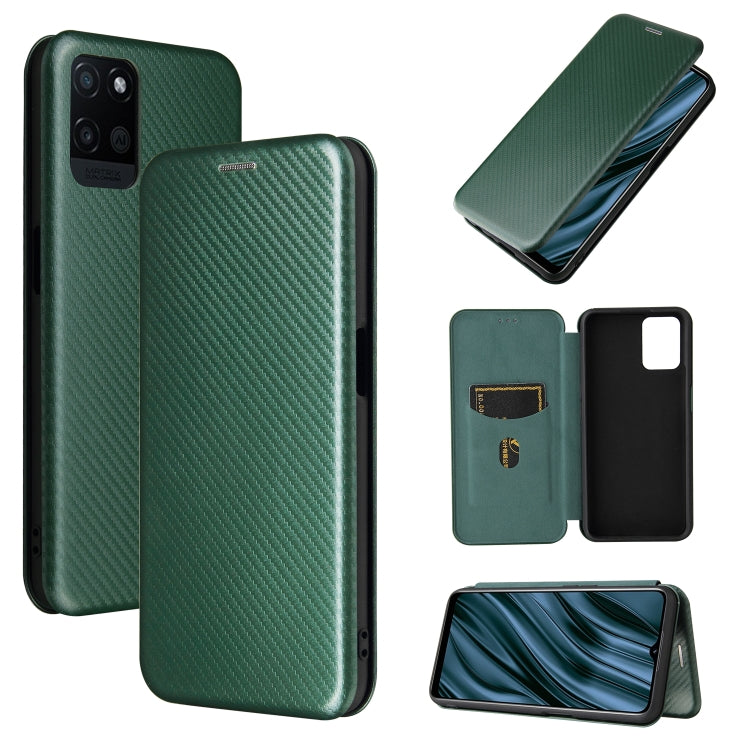 Carbon Fiber Texture Magnetic Horizontal Flip TPU + PC + PU Leather Case with Card Slot, For LG Stylo 7, For OPPO Realme V11 5G, For OPPO Reno5 Pro+, For OPPO Find X3 Neo, For Cubot C30, For OnePlus 9 Pro