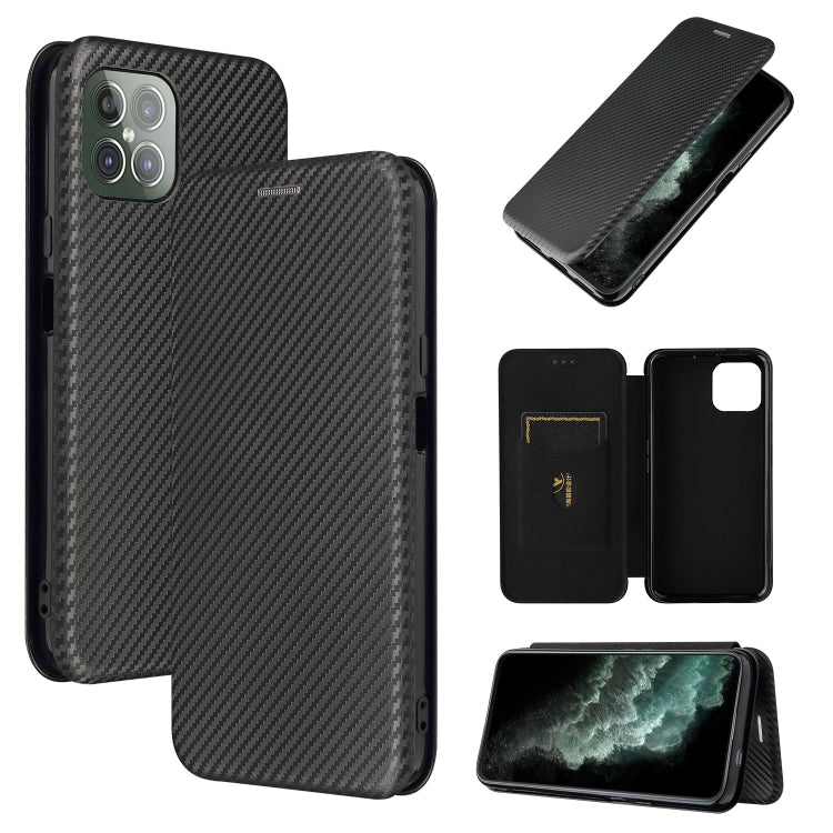 Carbon Fiber Texture Magnetic Horizontal Flip TPU + PC + PU Leather Case with Card Slot, For LG Stylo 7, For OPPO Realme V11 5G, For OPPO Reno5 Pro+, For OPPO Find X3 Neo, For Cubot C30, For OnePlus 9 Pro