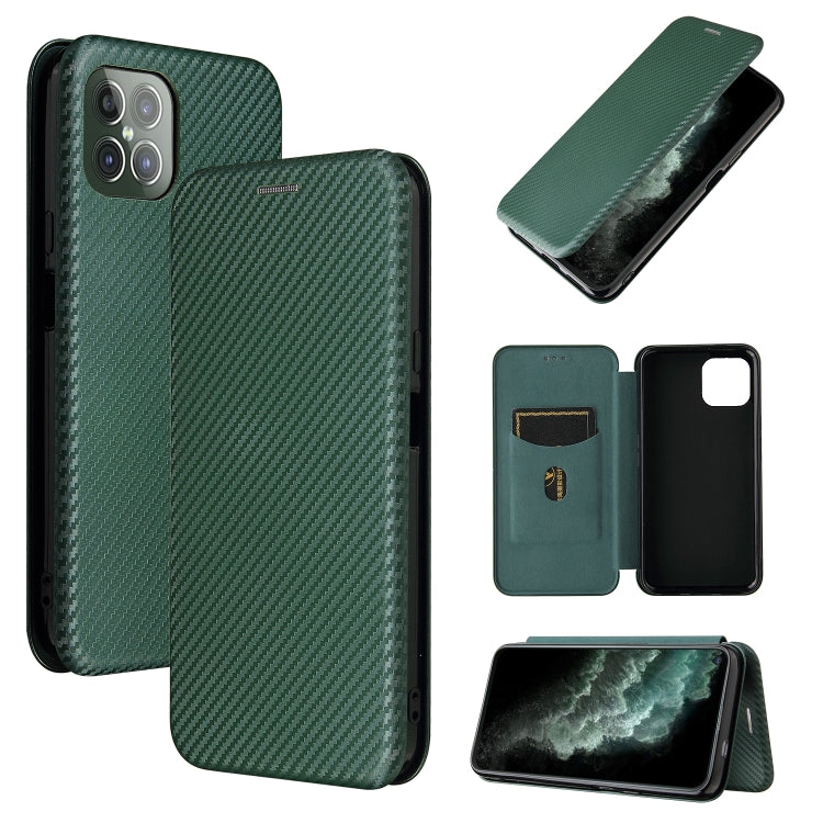 Carbon Fiber Texture Magnetic Horizontal Flip TPU + PC + PU Leather Case with Card Slot, For LG Stylo 7, For OPPO Realme V11 5G, For OPPO Reno5 Pro+, For OPPO Find X3 Neo, For Cubot C30, For OnePlus 9 Pro