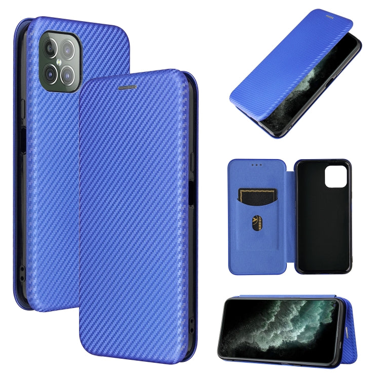 Carbon Fiber Texture Magnetic Horizontal Flip TPU + PC + PU Leather Case with Card Slot, For LG Stylo 7, For OPPO Realme V11 5G, For OPPO Reno5 Pro+, For OPPO Find X3 Neo, For Cubot C30, For OnePlus 9 Pro