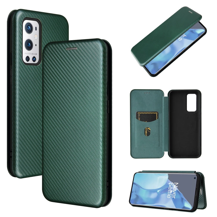 Carbon Fiber Texture Magnetic Horizontal Flip TPU + PC + PU Leather Case with Card Slot, For LG Stylo 7, For OPPO Realme V11 5G, For OPPO Reno5 Pro+, For OPPO Find X3 Neo, For Cubot C30, For OnePlus 9 Pro