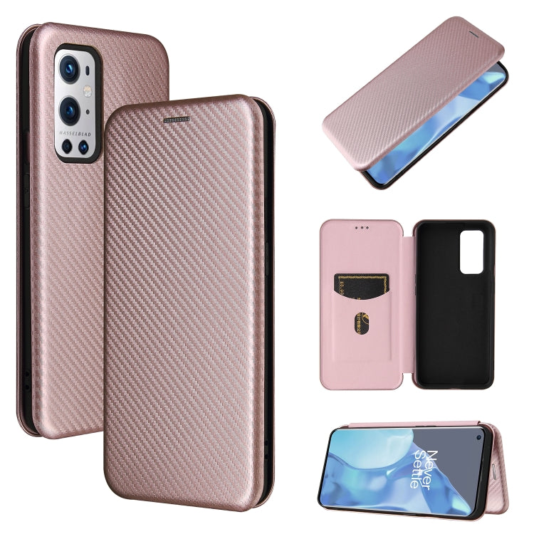 Carbon Fiber Texture Magnetic Horizontal Flip TPU + PC + PU Leather Case with Card Slot, For LG Stylo 7, For OPPO Realme V11 5G, For OPPO Reno5 Pro+, For OPPO Find X3 Neo, For Cubot C30, For OnePlus 9 Pro