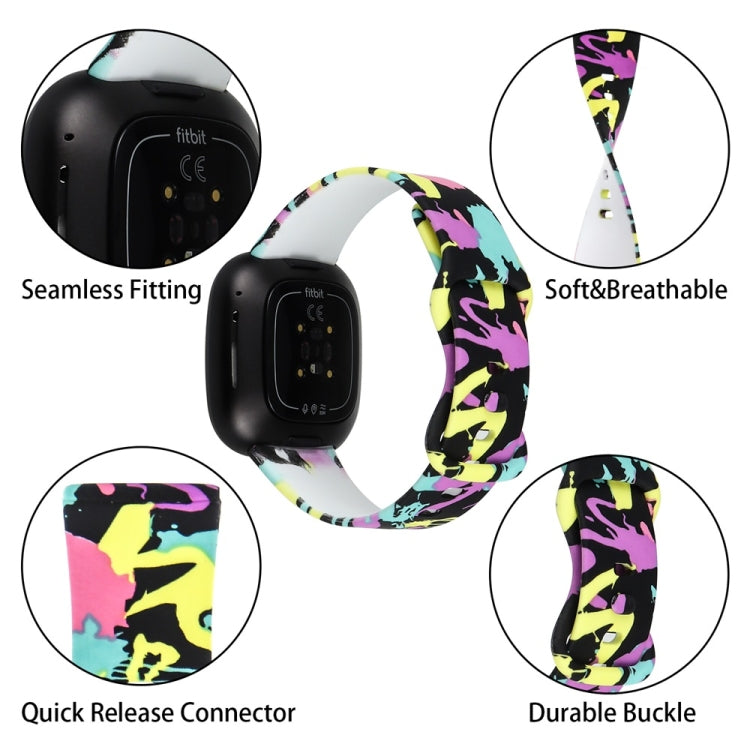 For Fitbit Versa 3 Printing Replacement Strap Watchband
