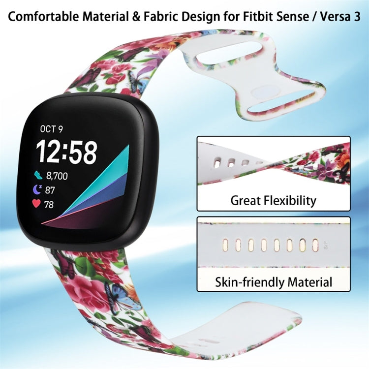For Fitbit Versa 3 Printing Replacement Strap Watchband