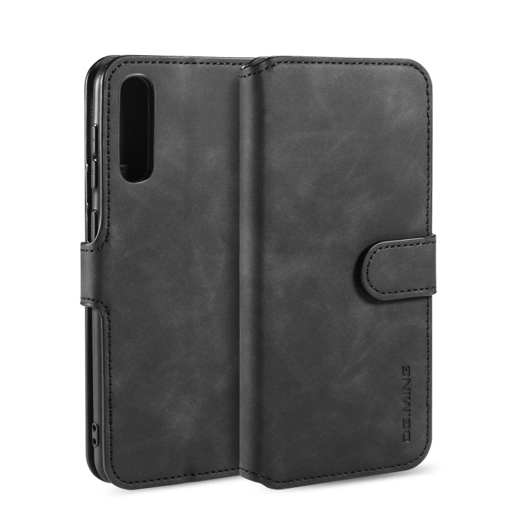 DG.MING Retro Oil Side Horizontal Flip Case with Holder & Card Slots & Wallet, For Galaxy A30s / A50s, For Galaxy M30s, For Huawei Mate 30