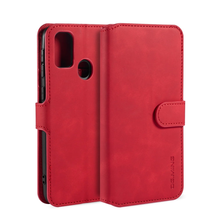 DG.MING Retro Oil Side Horizontal Flip Case with Holder & Card Slots & Wallet, For Galaxy A30s / A50s, For Galaxy M30s, For Huawei Mate 30