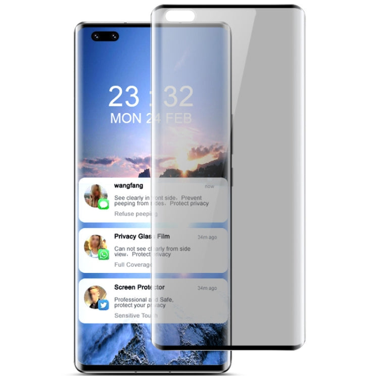 IMAK 3D Curved Privacy Anti-glare Tempered Glass Film, For Huawei nova 8 Pro 5G