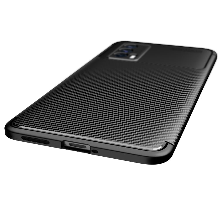 Carbon Fiber Texture Shockproof TPU Case, For vivo iQOO Neo5, For Xiaomi Mi 11 Lite, For OPPO F19 Pro