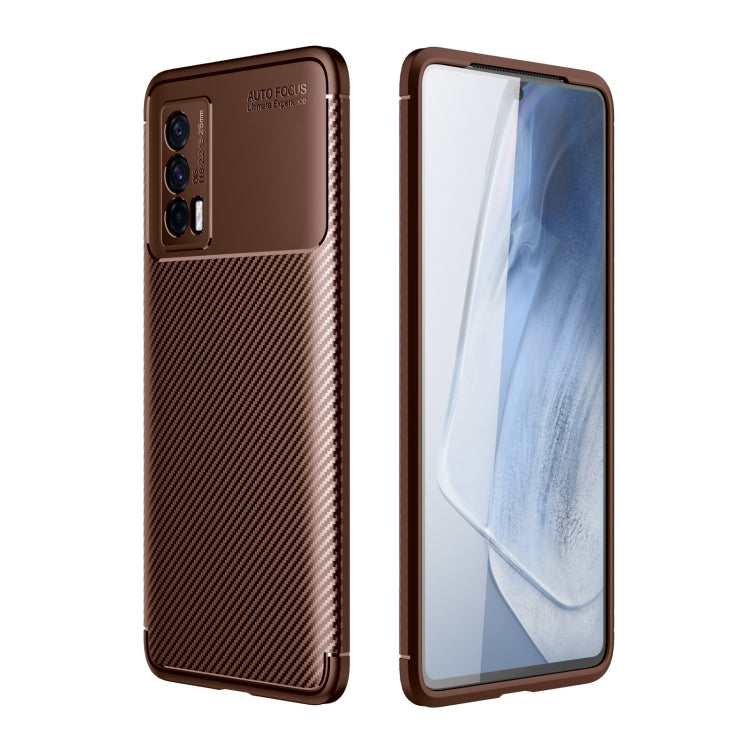 Carbon Fiber Texture Shockproof TPU Case, For vivo iQOO Neo5, For Xiaomi Mi 11 Lite, For OPPO F19 Pro