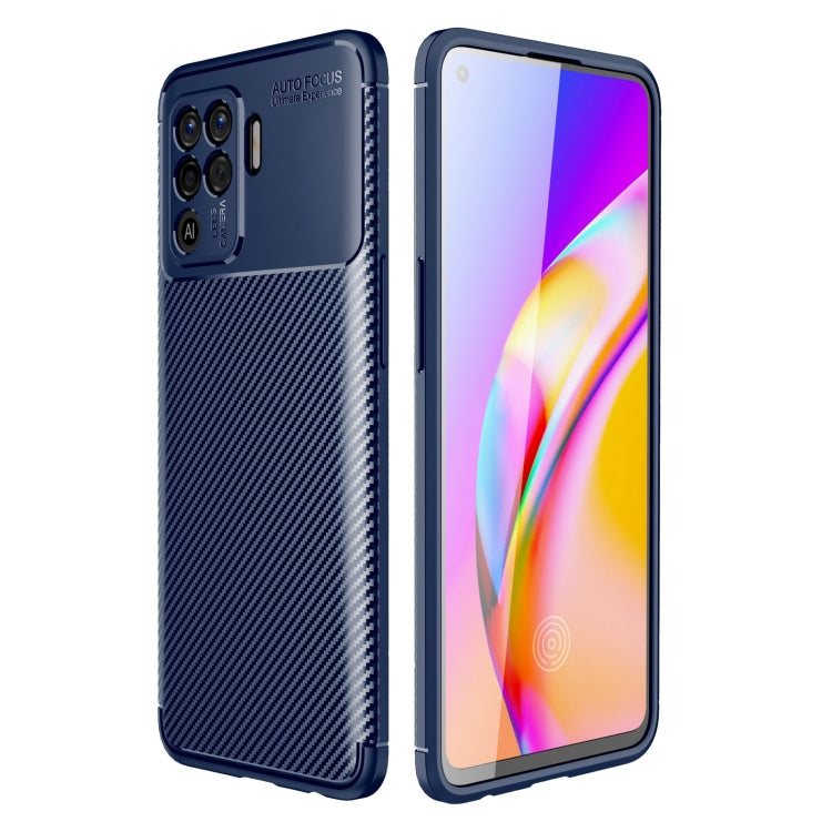 Carbon Fiber Texture Shockproof TPU Case, For vivo iQOO Neo5, For Xiaomi Mi 11 Lite, For OPPO F19 Pro