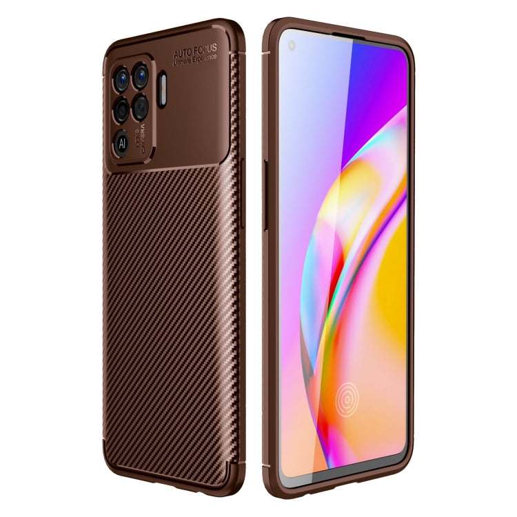 Carbon Fiber Texture Shockproof TPU Case, For vivo iQOO Neo5, For Xiaomi Mi 11 Lite, For OPPO F19 Pro