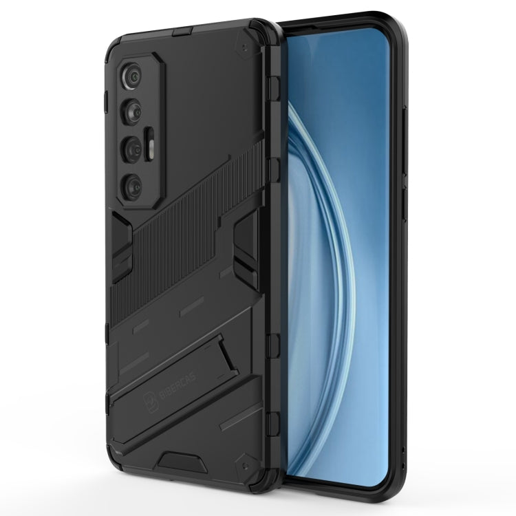 Punk Armor 2 in 1 PC + TPU Shockproof Case with Invisible Holder, For Xiaomi Mi 10S, For OPPO Find X3