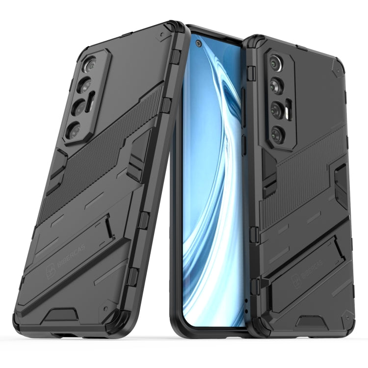 Punk Armor 2 in 1 PC + TPU Shockproof Case with Invisible Holder, For Xiaomi Mi 10S, For OPPO Find X3