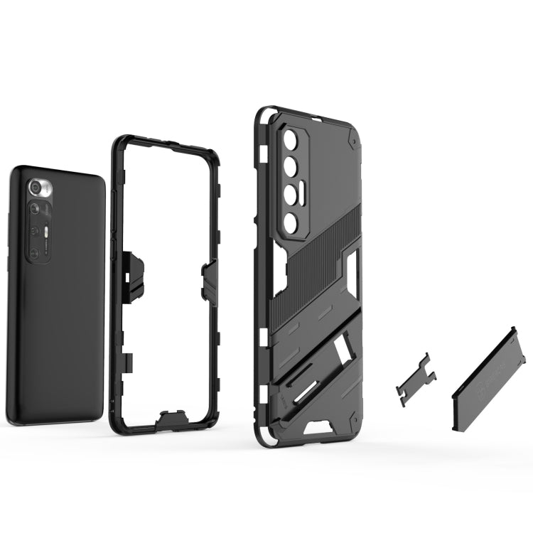 Punk Armor 2 in 1 PC + TPU Shockproof Case with Invisible Holder, For Xiaomi Mi 10S, For OPPO Find X3