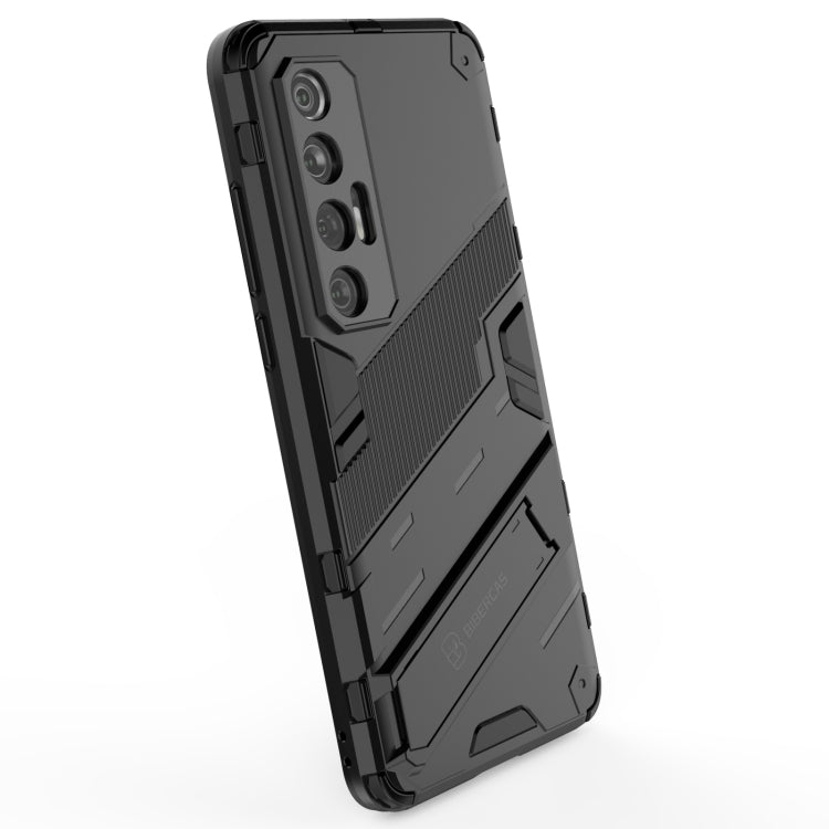Punk Armor 2 in 1 PC + TPU Shockproof Case with Invisible Holder, For Xiaomi Mi 10S, For OPPO Find X3