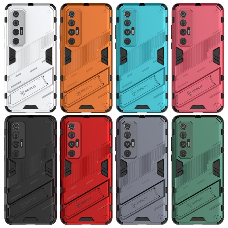 Punk Armor 2 in 1 PC + TPU Shockproof Case with Invisible Holder, For Xiaomi Mi 10S, For OPPO Find X3