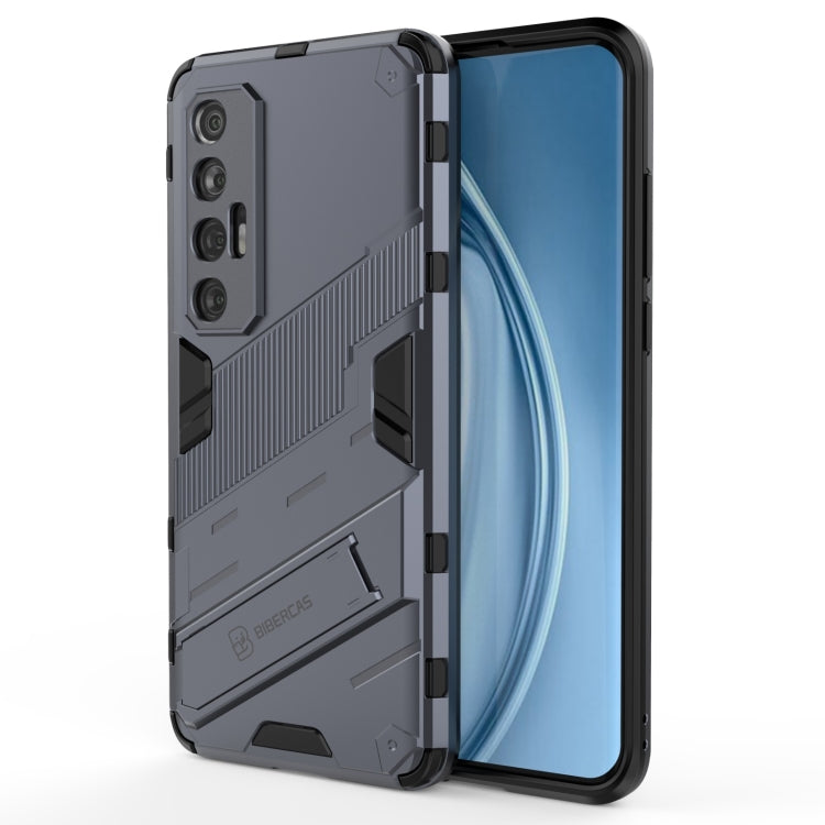 Punk Armor 2 in 1 PC + TPU Shockproof Case with Invisible Holder, For Xiaomi Mi 10S, For OPPO Find X3