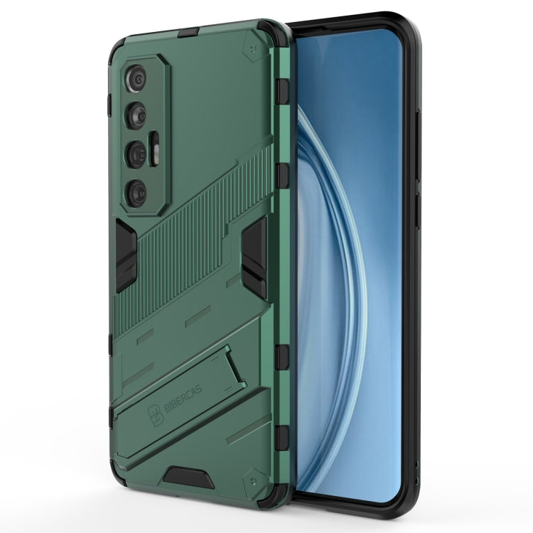 Punk Armor 2 in 1 PC + TPU Shockproof Case with Invisible Holder, For Xiaomi Mi 10S, For OPPO Find X3