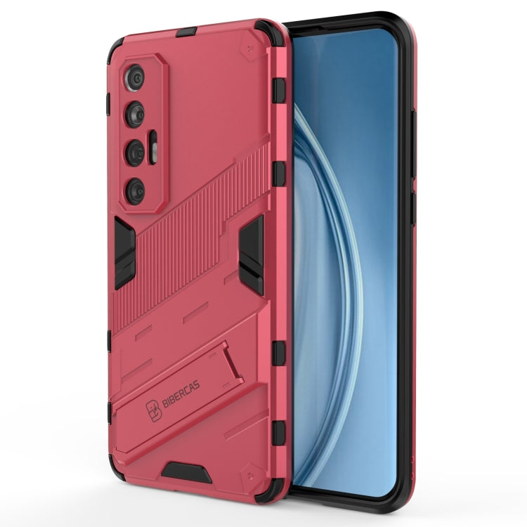 Punk Armor 2 in 1 PC + TPU Shockproof Case with Invisible Holder, For Xiaomi Mi 10S, For OPPO Find X3