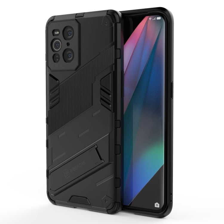 Punk Armor 2 in 1 PC + TPU Shockproof Case with Invisible Holder, For Xiaomi Mi 10S, For OPPO Find X3