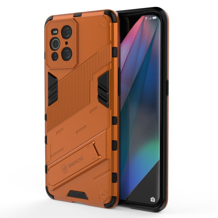 Punk Armor 2 in 1 PC + TPU Shockproof Case with Invisible Holder, For Xiaomi Mi 10S, For OPPO Find X3
