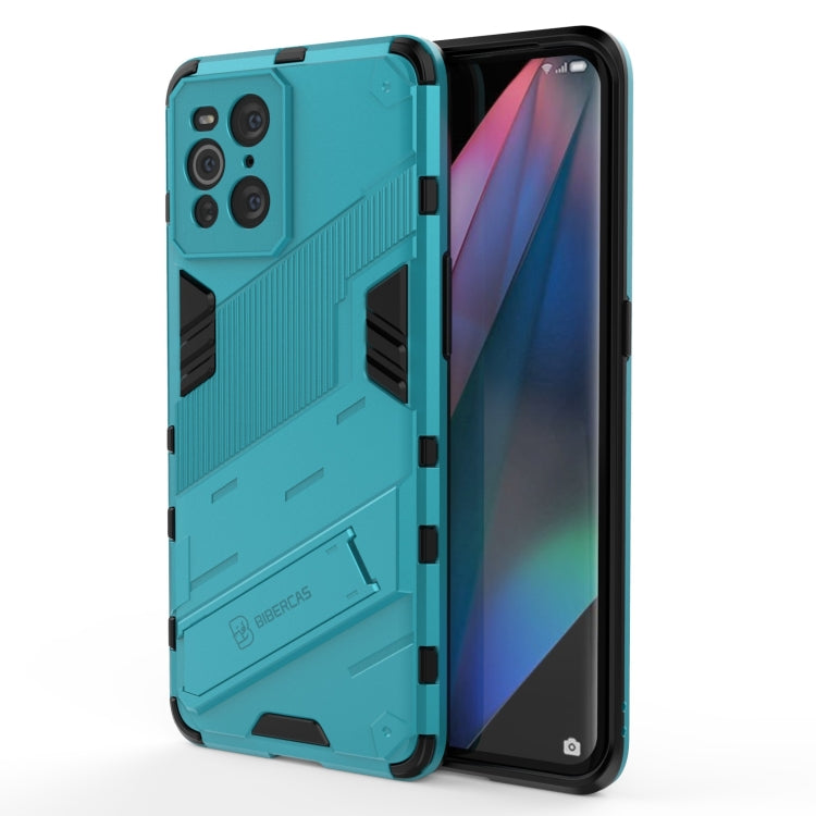 Punk Armor 2 in 1 PC + TPU Shockproof Case with Invisible Holder, For Xiaomi Mi 10S, For OPPO Find X3