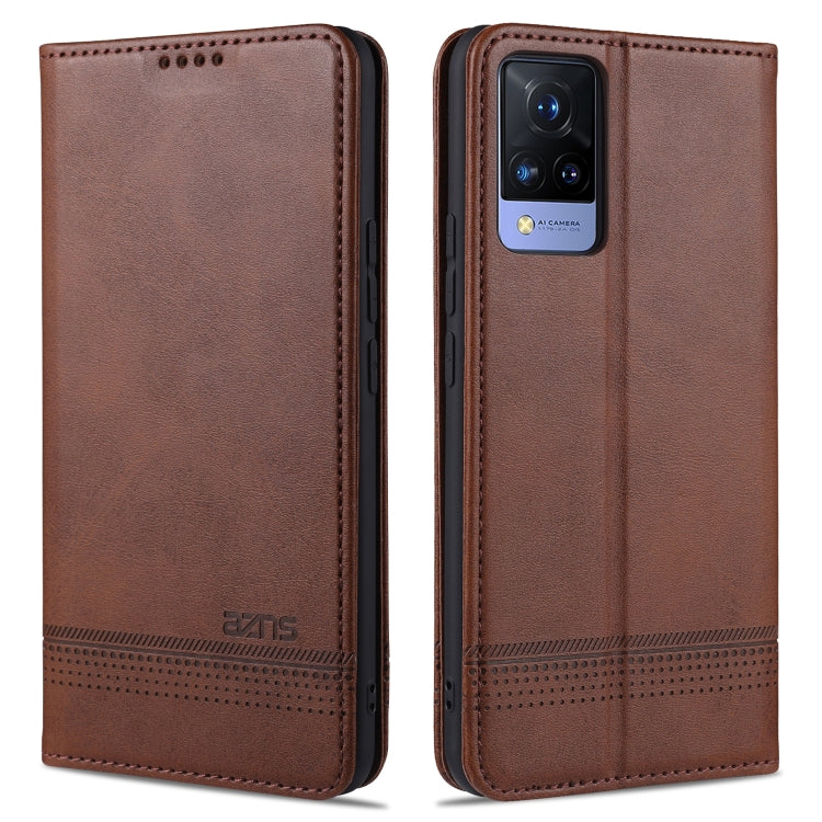 AZNS Magnetic Calf Texture Horizontal Flip Leather Case with Card Slots & Holder & Wallet, For vivo S9, For vivo S9e, For Xiaomi Redmi Note 10, For Xiaomi Redmi Note 10S, For Samsung Galaxy A02