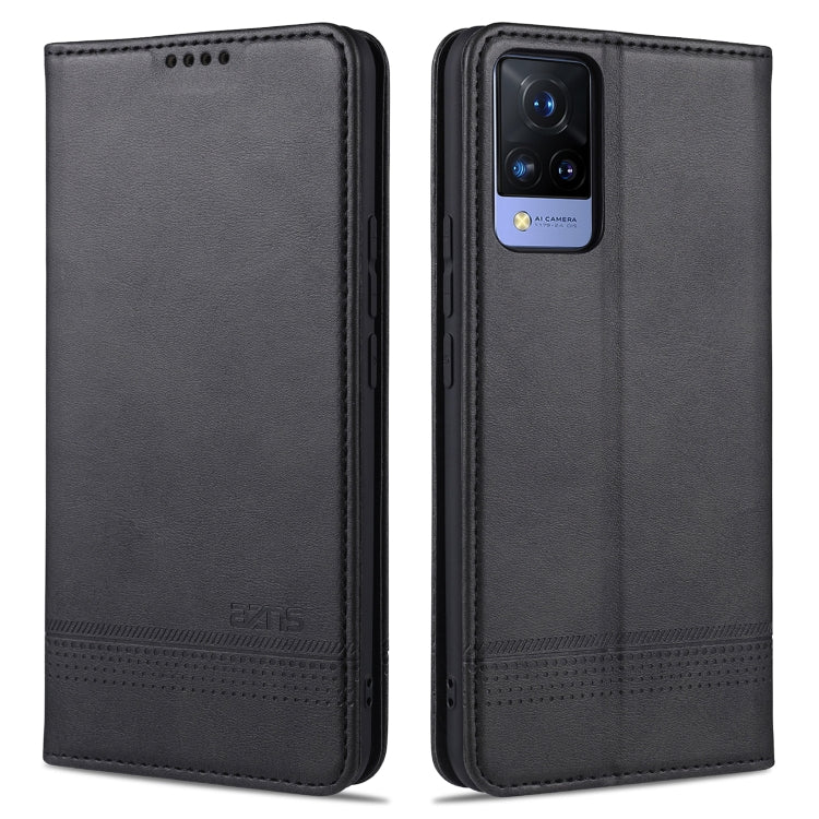 AZNS Magnetic Calf Texture Horizontal Flip Leather Case with Card Slots & Holder & Wallet, For vivo S9, For vivo S9e, For Xiaomi Redmi Note 10, For Xiaomi Redmi Note 10S, For Samsung Galaxy A02