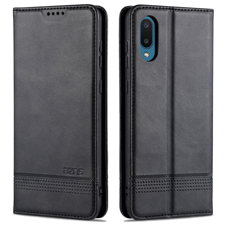 AZNS Magnetic Calf Texture Horizontal Flip Leather Case with Card Slots & Holder & Wallet, For vivo S9, For vivo S9e, For Xiaomi Redmi Note 10, For Xiaomi Redmi Note 10S, For Samsung Galaxy A02