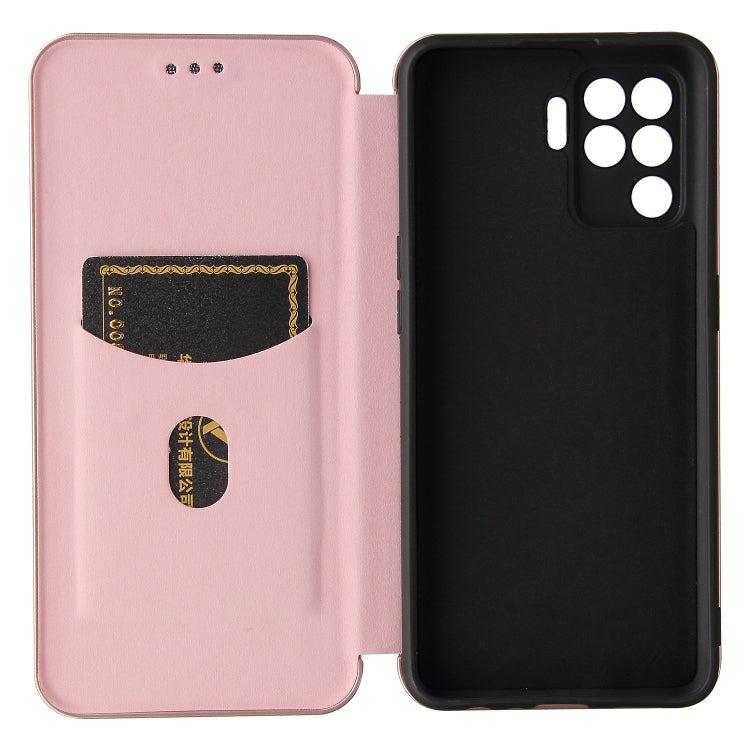 Carbon Fiber Texture Magnetic Horizontal Flip TPU + PC + PU Leather Case with Card Slot, For OPPO A94 4G / F19 Pro / Reno5 F, For ZTE nubia Red Magic 6 / 6 Pro, For OPPO Realme GT 5G, For Oukitel C22