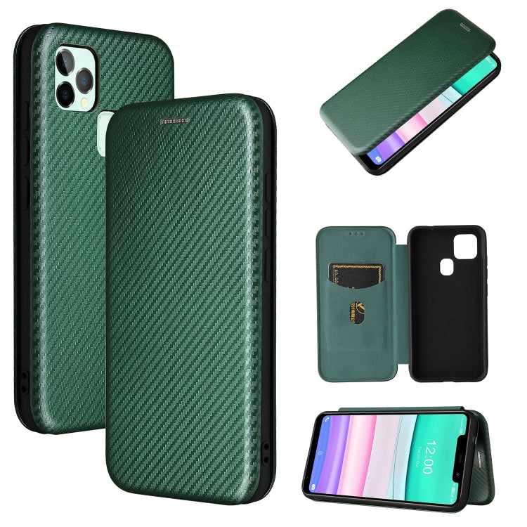 Carbon Fiber Texture Magnetic Horizontal Flip TPU + PC + PU Leather Case with Card Slot, For OPPO A94 4G / F19 Pro / Reno5 F, For ZTE nubia Red Magic 6 / 6 Pro, For OPPO Realme GT 5G, For Oukitel C22