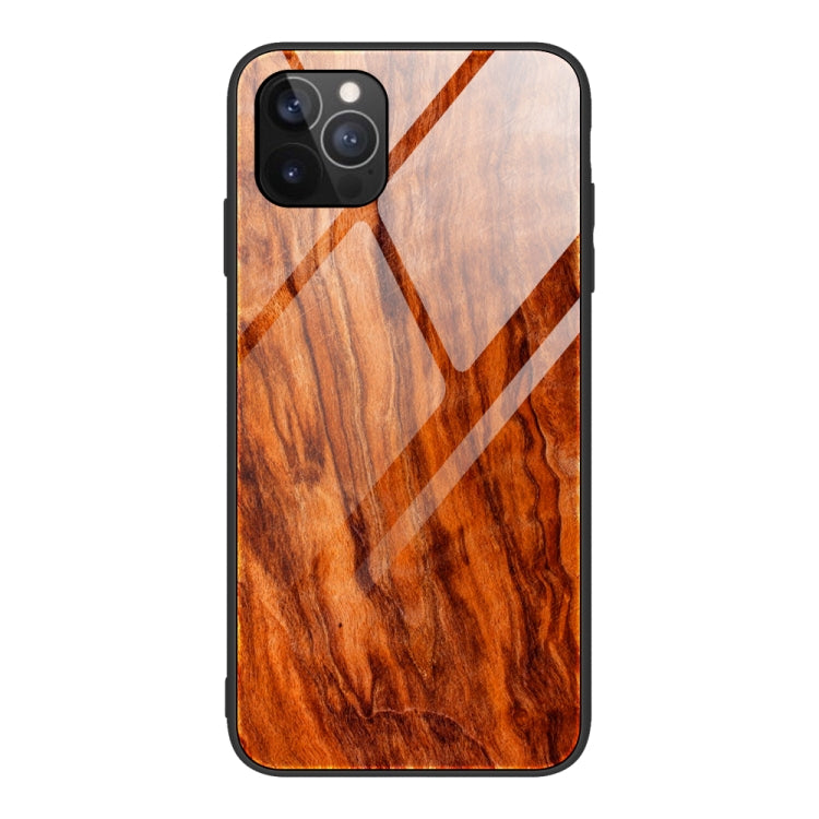 Wood Grain Tempered Glass + TPU Shockproof Case
