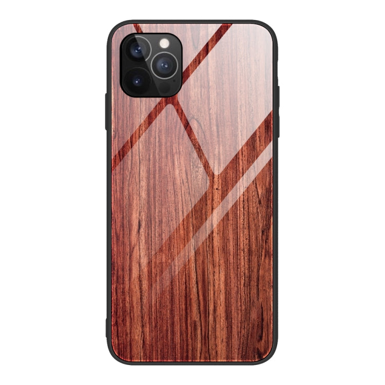 Wood Grain Tempered Glass + TPU Shockproof Case