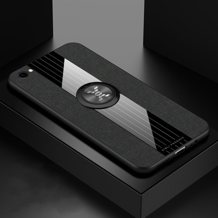 XINLI Stitching Cloth Texture Shockproof TPU Protective Case with Ring Holder, For Vivo Y67, For Vivo Y75 / V7, For Vivo Y85, For Vivo Y93, For Vivo Y97, For Vivo Z5X