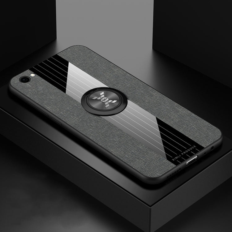 XINLI Stitching Cloth Texture Shockproof TPU Protective Case with Ring Holder, For Vivo Y67, For Vivo Y75 / V7, For Vivo Y85, For Vivo Y93, For Vivo Y97, For Vivo Z5X